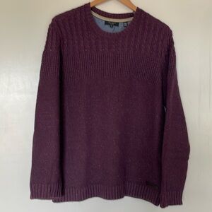 Ted Baker cable knit sweater cotton wool blend